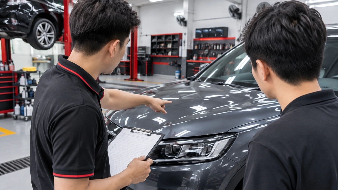 Ảnh minh họa: Quy trình dán PPF cần được kiểm tra ra sao?
