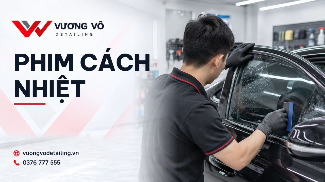 Hướng dẫn dán phim cách nhiệt ô tô đúng kỹ thuật