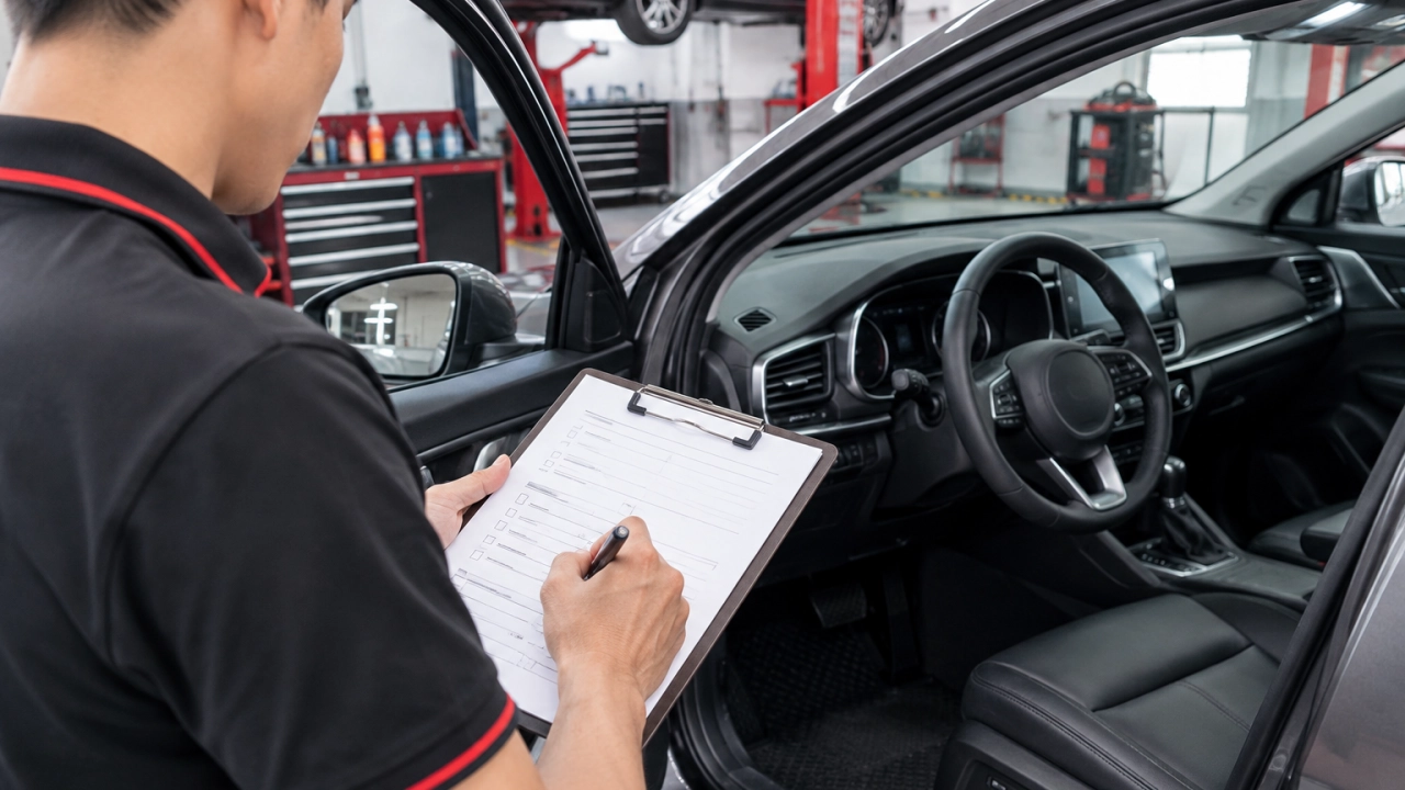 Ảnh minh họa: Checklist trước khi đưa xe đi khử mùi