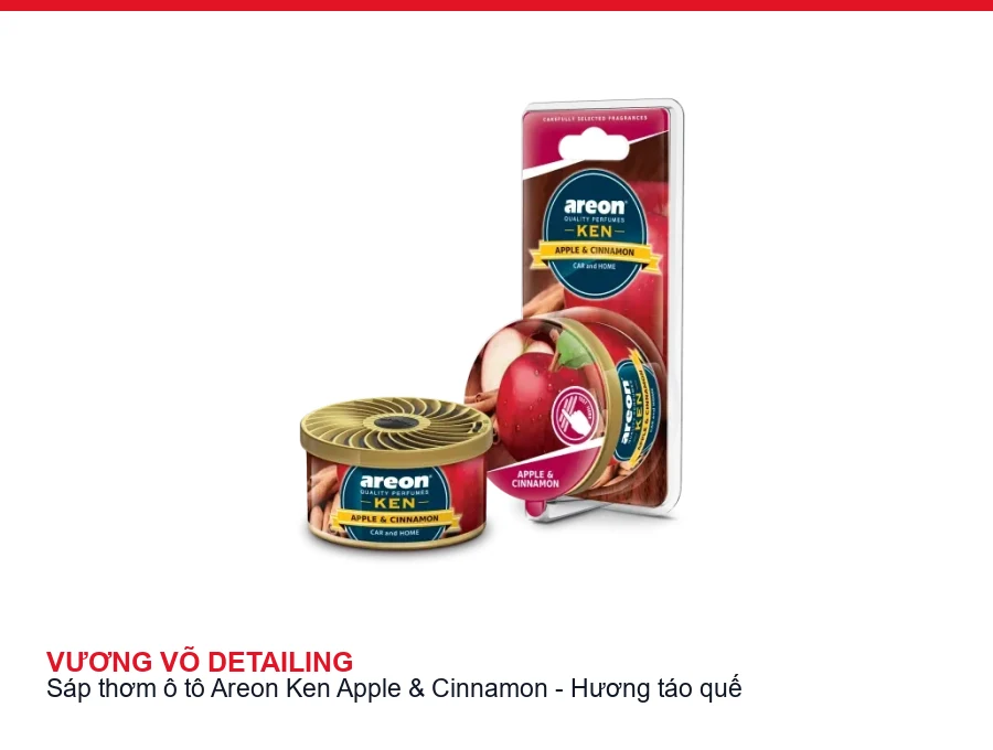 Hình chi tiết hộp sáp thơm Areon Ken Apple & Cinnamon - Hương táo quế