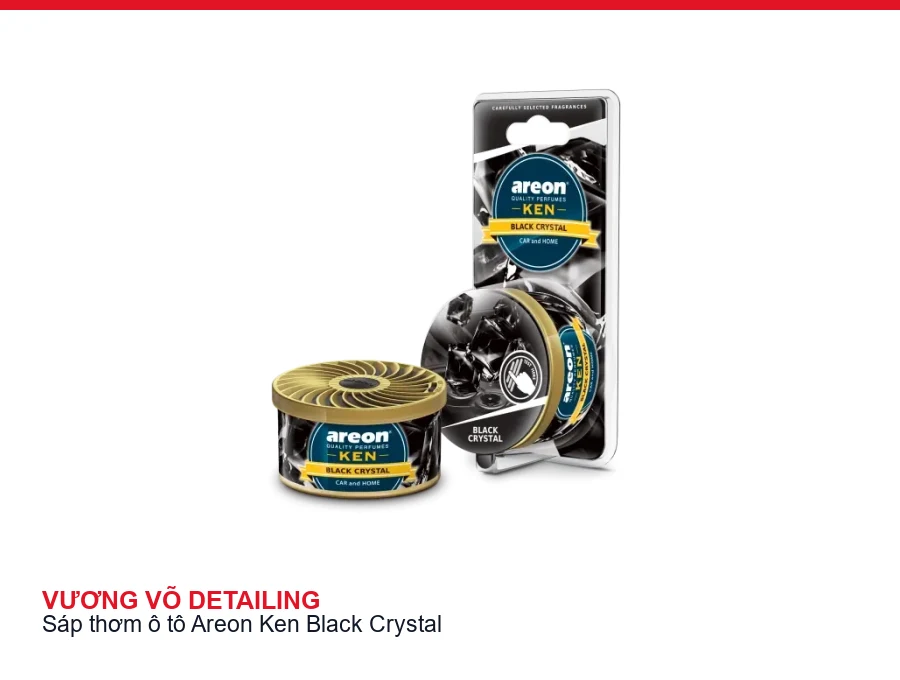 Hình chi tiết hộp sáp thơm Areon Ken Black Crystal