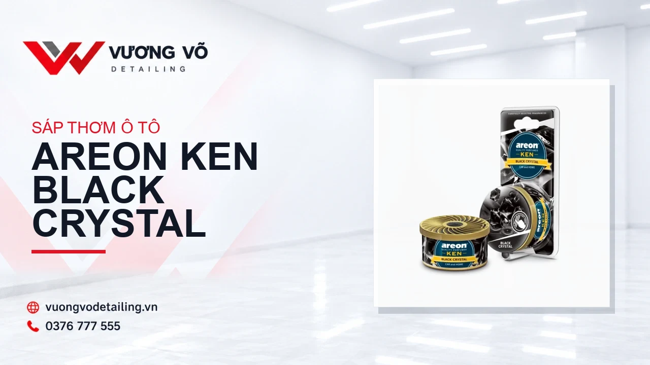 Sáp thơm ô tô Areon Ken Black Crystal