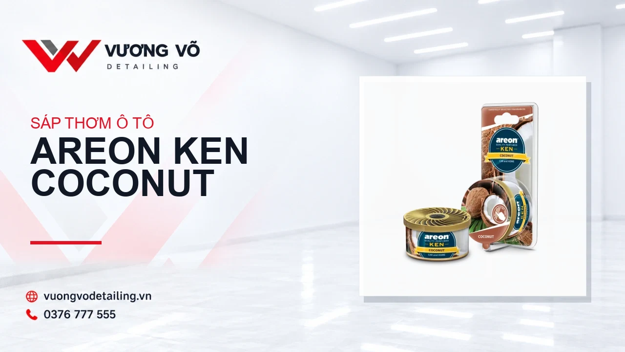 Sáp thơm ô tô Areon Ken Coconut - Hương dừa