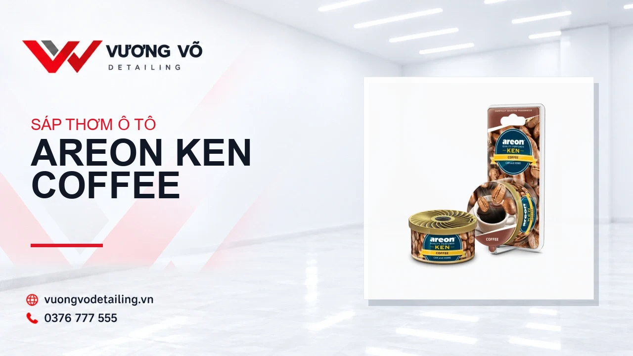 Sáp thơm ô tô Areon Ken Coffee - Hương cà phê