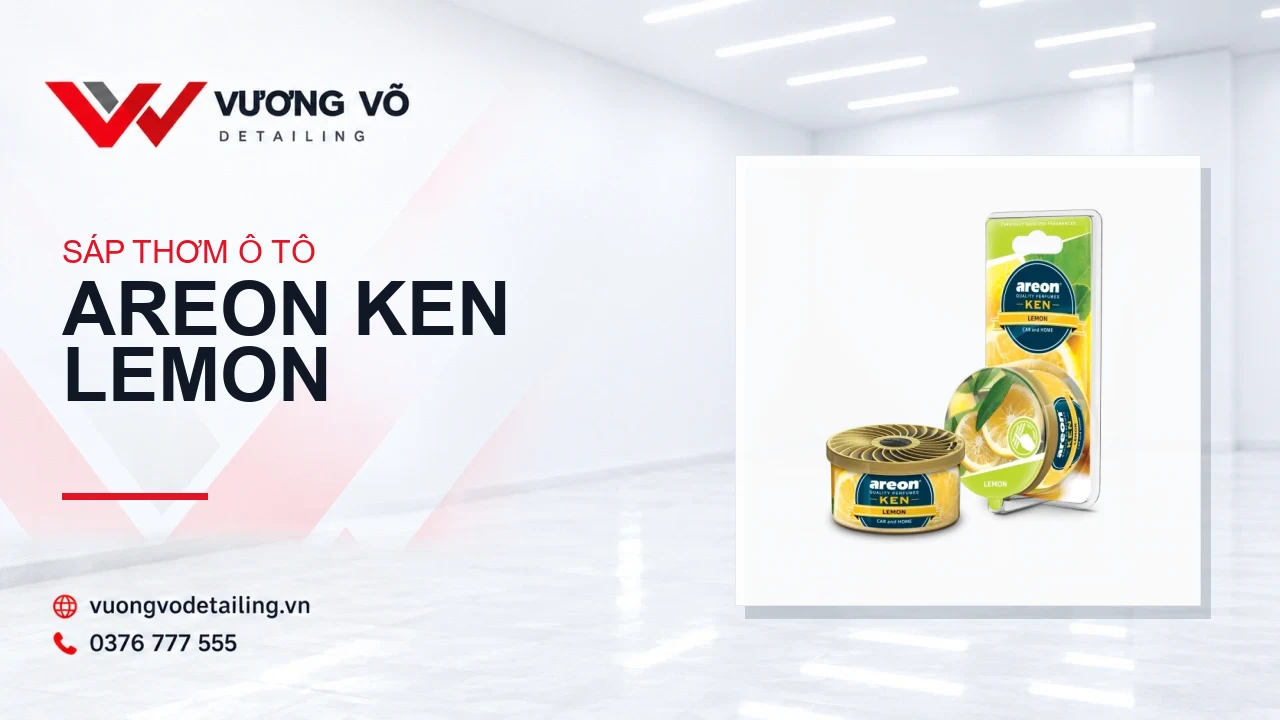 Sáp thơm ô tô Areon Ken Lemon - Hương chanh
