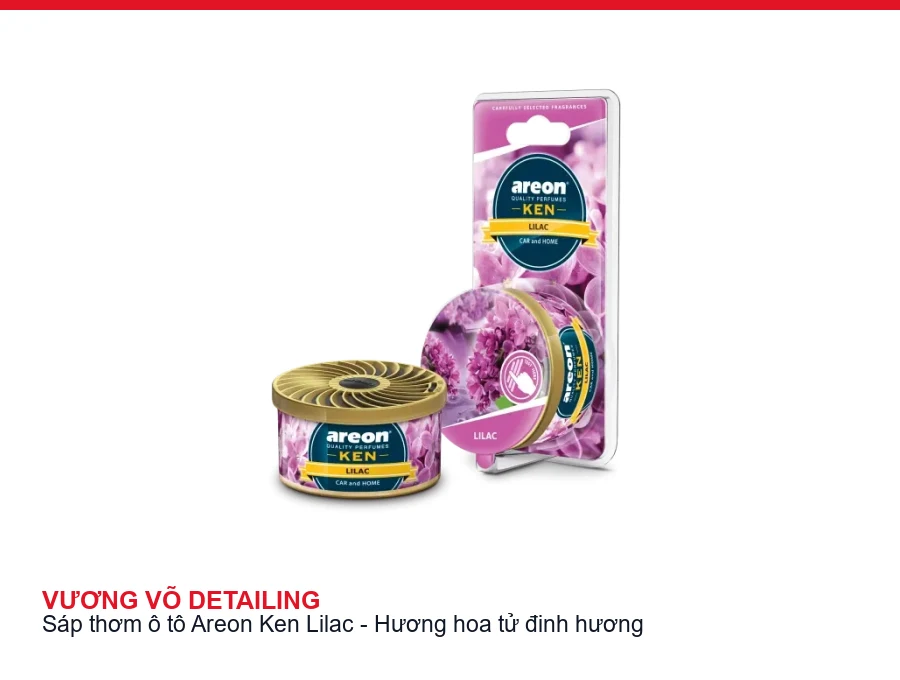 Hình chi tiết hộp sáp thơm Areon Ken Lilac - Hương hoa tử đinh hương