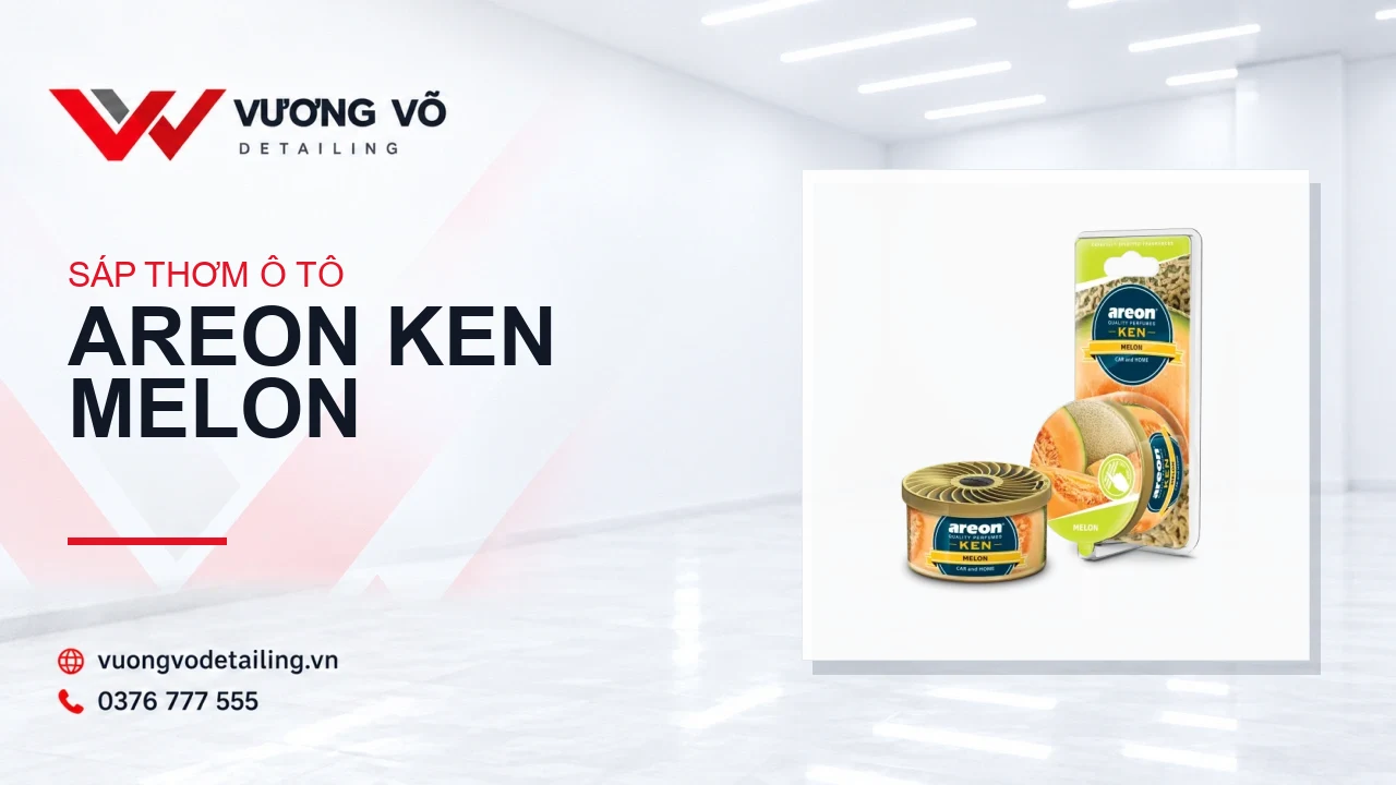 Sáp thơm ô tô Areon Ken Melon - Hương dưa lưới