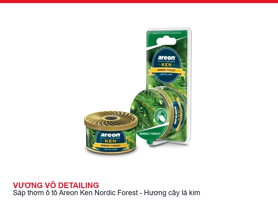 Hình chi tiết hộp sáp thơm Areon Ken Nordic Forest - Hương cây lá kim