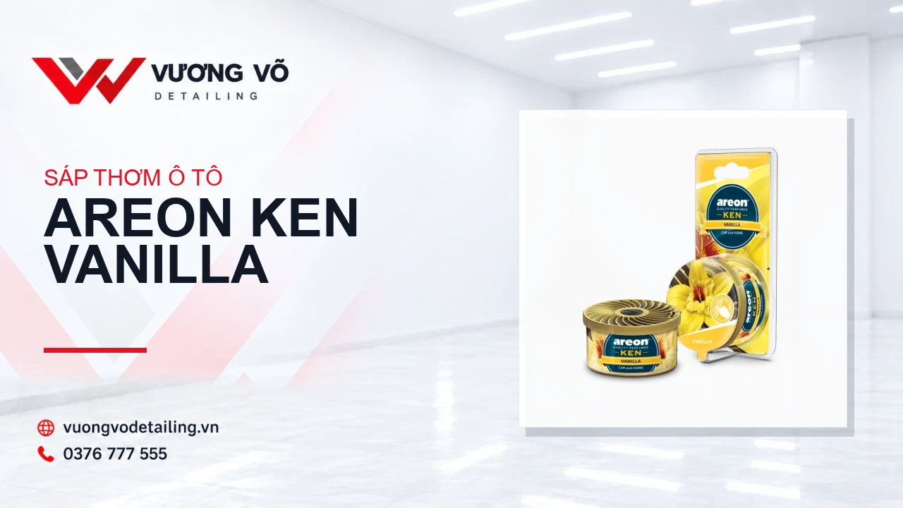 Sáp thơm ô tô Areon Ken Vanilla - Hương vani