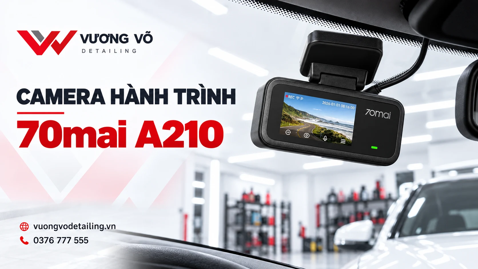 Camera hành trình 70mai A210