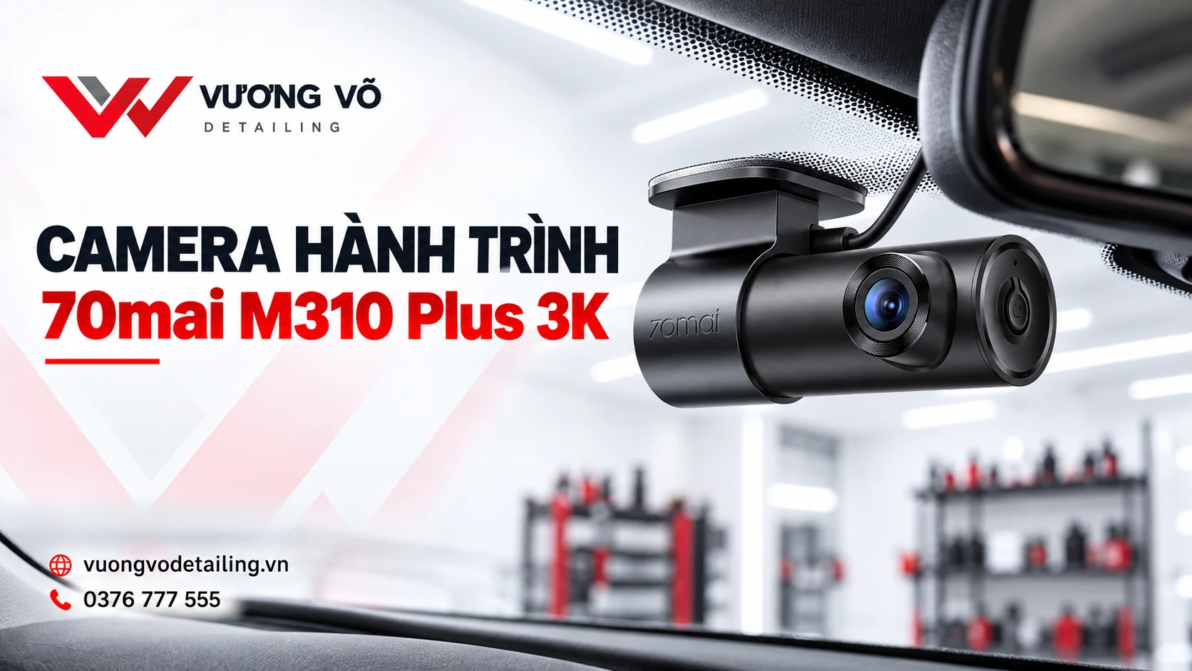 Camera hành trình 70mai M310 Plus 3K