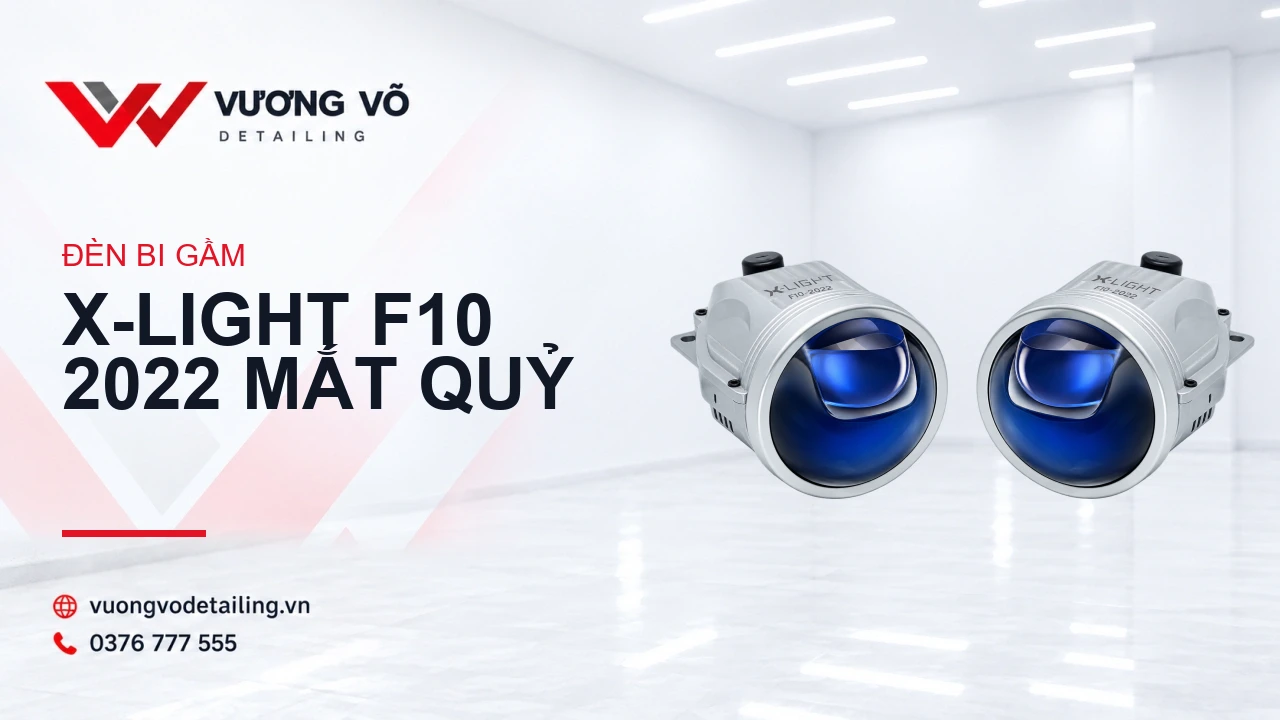 Đèn bi gầm X-Light F10 2022 mắt quỷ