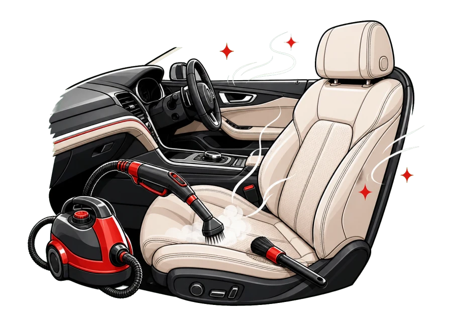 Minh họa dịch vụ Vệ sinh nội thất