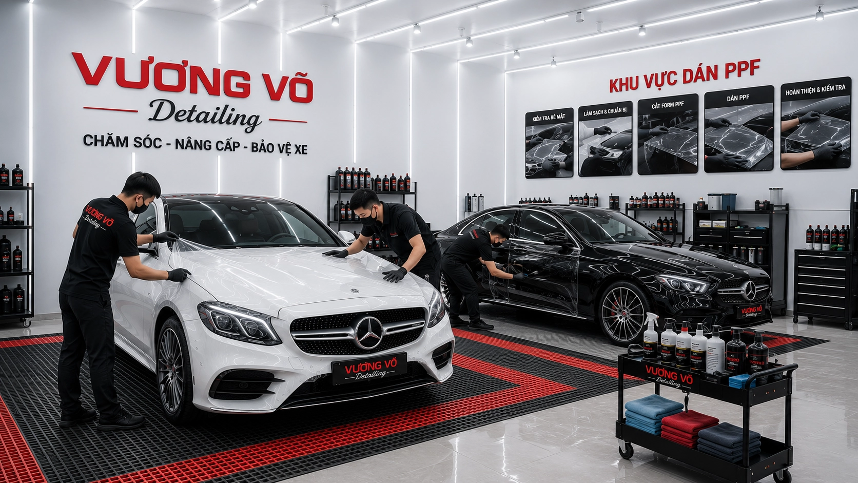 Khu vực dán PPF