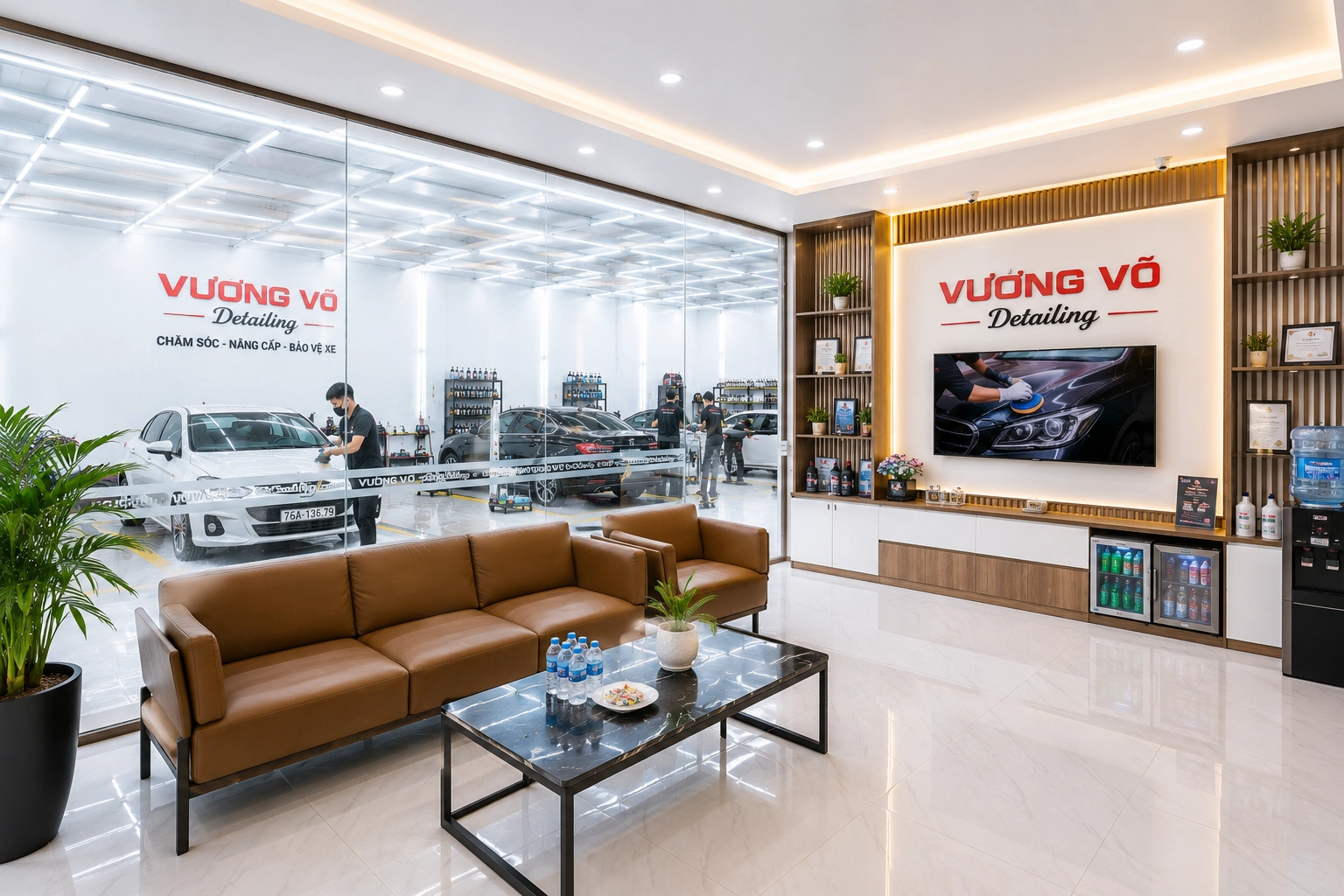 Phòng chờ giao nhận xe